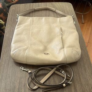 Coach bag. Pebble leather. Shoulder or cross body.